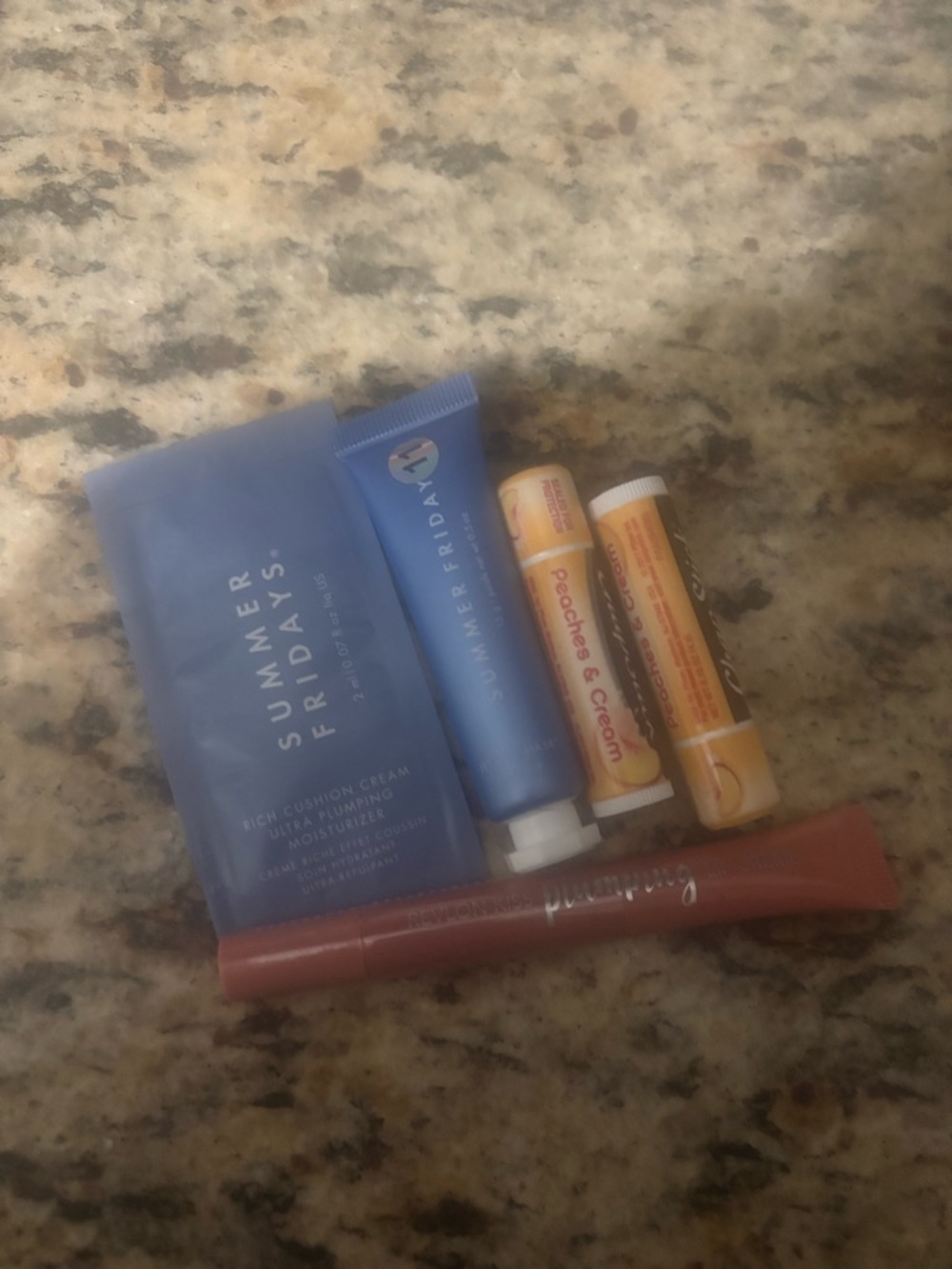 Summer Fridays Blue Skincare & Peach Lip Bundle